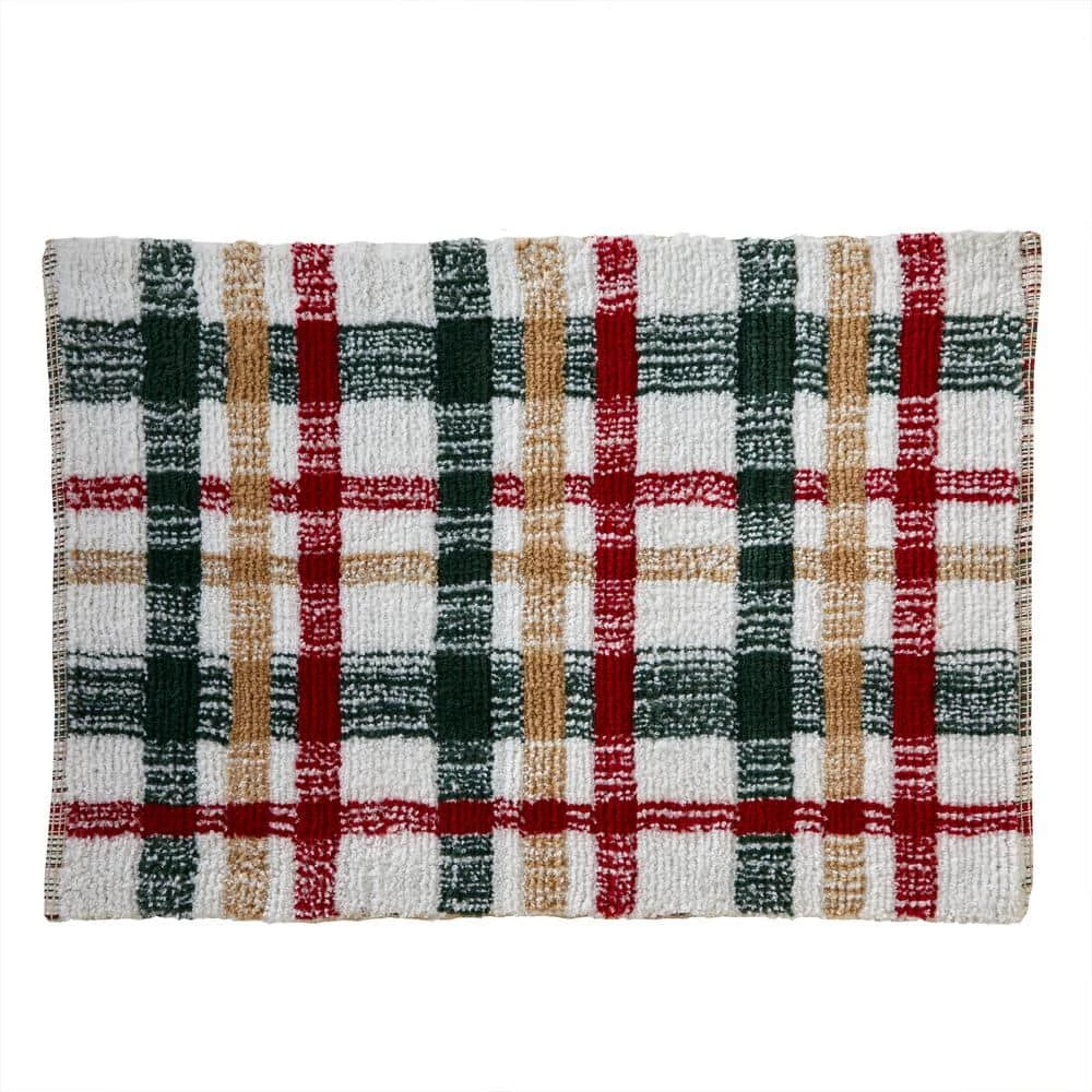 Multi-Colored Polyester Rectangular 20 in. x 30 in. Rustic Plaid Rug by SKL Home 3 Multi-Colored Polyester Rectangular 20 in. x 30 in. Rustic Plaid Rug by SKL Home