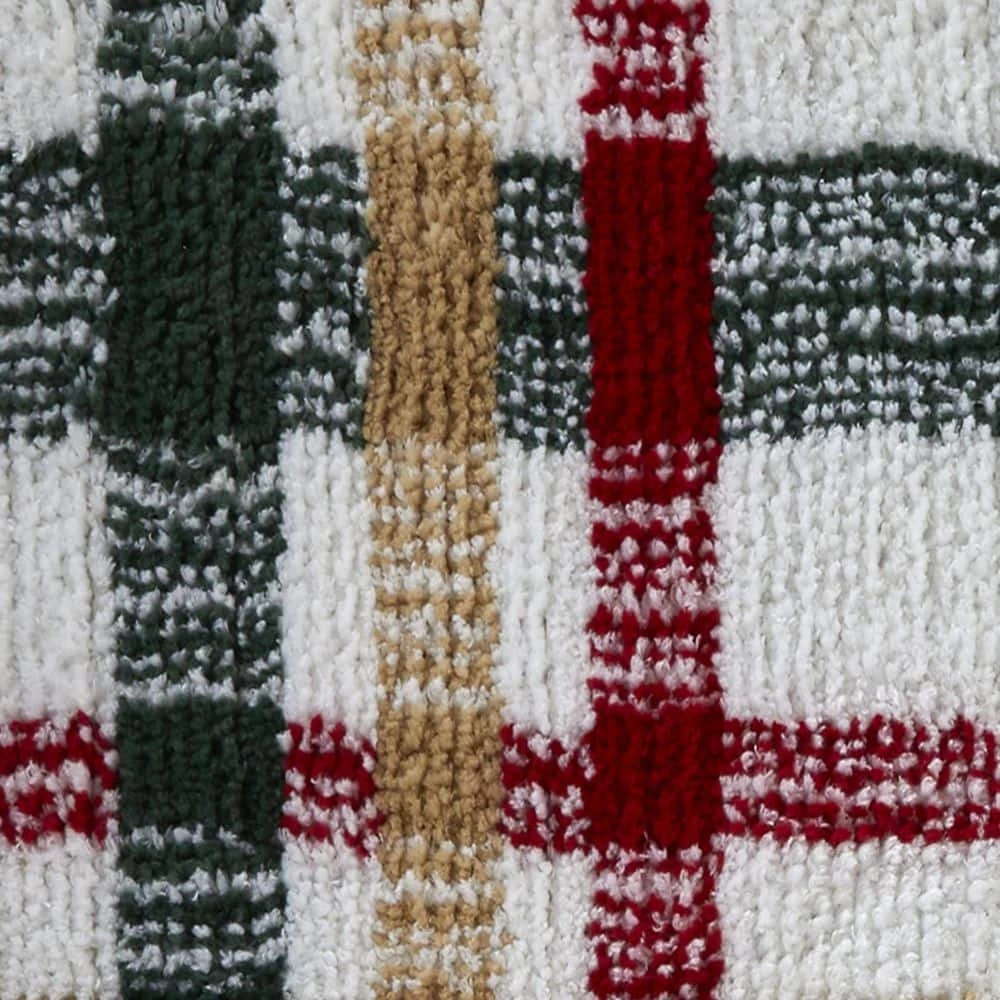 Multi-Colored Polyester Rectangular 20 in. x 30 in. Rustic Plaid Rug by SKL Home 4 Multi-Colored Polyester Rectangular 20 in. x 30 in. Rustic Plaid Rug by SKL Home - Image 2