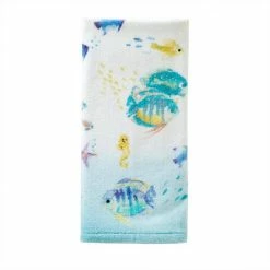 Ocean Watercolor Hand Towel (2-Pack), Multi by SKL Home -Better Trends Sales Store multi skl home bath towels w0059500831203 4f 1000