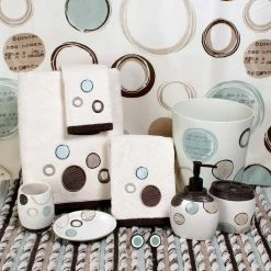 Otto Natural Geometric Cotton Single Fingertip Towel by SKL Home -Better Trends Sales Store natural skl home bath towels l0276610800403 1f 1000