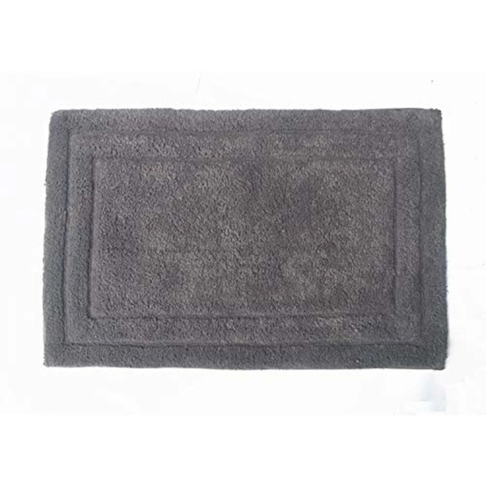 Classic Platinum Gray 34 in. x 21 in. 2-Piece Bath Rug Set by Benjara 6 Classic Platinum Gray 34 in. x 21 in. 2-Piece Bath Rug Set by Benjara - Image 5