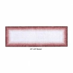 Torrent Collection Rose 20 in. x 20 in., 21 in. x 34 in., 20 in. x 60 in. 100% Cotton 3 Piece Bath Rug Set by Better Trends -Better Trends Sales Store rose better trends bathroom rugs bath mats bato3pc226ro 1f 1000