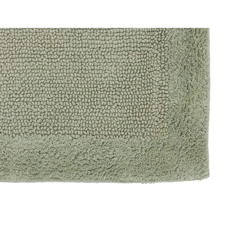 Edge Collection Green 100% Cotton Rectangle 3-Piece Bath Rug Set by Better Trends 8 Edge Collection Green 100% Cotton Rectangle 3-Piece Bath Rug Set by Better Trends - Image 6
