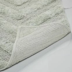 Hugo Collection 21 in. x 34 in. Green 100% Cotton Rectangle Bath Rug by Better Trends -Better Trends Sales Store sage better trends bathroom rugs bath mats bahg2134sa 66 1000
