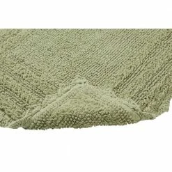 Lilly Crochet Collection 24 in. x 40 in. Green 100% Cotton Rectangle Bath Rug by Better Trends -Better Trends Sales Store sage better trends bathroom rugs bath mats balil2440sa 66 1000