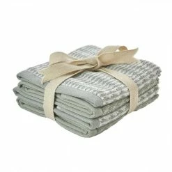4-Piece Longborough Jacq Wash Set Sage 100% Cotton 12 in. x 12 in. by SKL Home 11 4-Piece Longborough Jacq Wash Set Sage 100% Cotton 12 in. x 12 in. by SKL Home -Better Trends Sales Store sage skl home bath towels w2904100835303 1f 1000