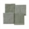 4-Piece Longborough Jacq Wash Set Sage 100% Cotton 12 in. x 12 in. by SKL Home -Better Trends Sales Store sage skl home bath towels w2904100835303 64 1000