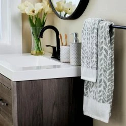 Distressed Leaves Bath Towel Sage by SKL Home 10 Distressed Leaves Bath Towel Sage by SKL Home -Better Trends Sales Store sage skl home bath towels w4544100800103 1f 1000