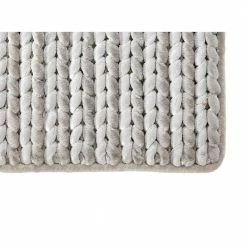 Christa Collection 18 in. x 54 in. Beige 25% Cotton and 75% Polyester Rectangle Bath Rug by Better Trends -Better Trends Sales Store sand better trends bathroom rugs bath mats bach1854sd 4f 1000