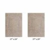 Lux Collection Sand 17 in. x 24 in. and 17 in. x 24 in. 100% Cotton 2-Piece Bath Rug Set by Better Trends 2 Lux Collection Sand 17 in. x 24 in. and 17 in. x 24 in. 100% Cotton 2-Piece Bath Rug Set by Better Trends -Better Trends Sales Store sand better trends bathroom rugs bath mats balu2pc1724sd 64 1000