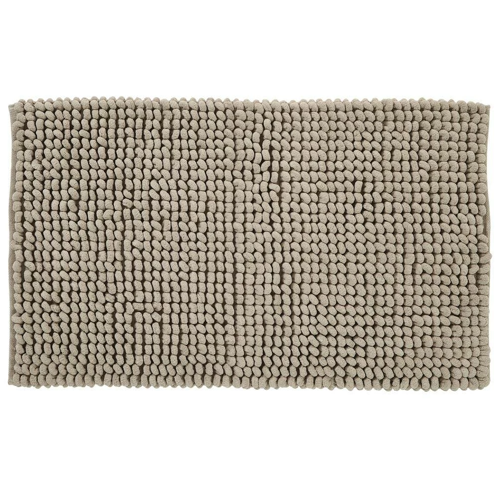 Noodle Collection Sand 24 in. x 40 in. 100% Micro Polyester Bath Rug by Better Trends 5 Noodle Collection Sand 24 in. x 40 in. 100% Micro Polyester Bath Rug by Better Trends - Image 3