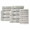 Egyptian Cotton 18-Piece Bath Towel Set in Shadow Gray by Home Decorators Collection -Better Trends Sales Store shadow gray home decorators collection bath towels at17758 59 52 shadow 64 1000