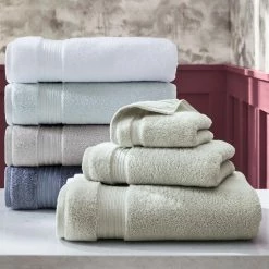 Egyptian Cotton 18-Piece Bath Towel Set in Shadow Gray by Home Decorators Collection -Better Trends Sales Store shadow gray home decorators collection bath towels at17758 59 52 shadow fa 1000