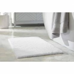 Shadow Gray 24 in. x 40 in. Cotton Reversible Bath Rug (Set of 2) by Home Decorators Collection -Better Trends Sales Store shadow gray home decorators collection bathroom rugs bath mats hmt446 shadow g 77 1000