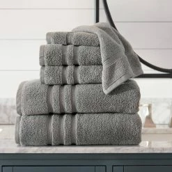 Micro Cotton 18-Piece Bath Towel Set in Stone Gray by Home Decorators Collection 16 Micro Cotton 18-Piece Bath Towel Set in Stone Gray by Home Decorators Collection -Better Trends Sales Store stone gray home decorators collection bath towels 18 pc stone gray 77 1000