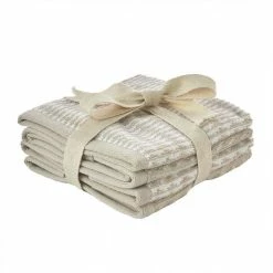 4-Piece Longborough Jacq Wash Set Tan 100% Cotton 12 in. x 12 in. by SKL Home 11 4-Piece Longborough Jacq Wash Set Tan 100% Cotton 12 in. x 12 in. by SKL Home -Better Trends Sales Store tan skl home bath towels w2906600835303 1f 1000