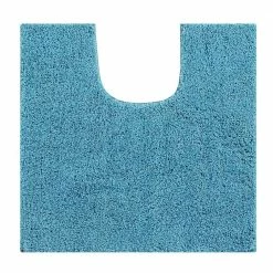Micro Plush Collection Teal 5 Piece 100% Micro Polyester Tufted Bath Mat Rug Set by Better Trends -Better Trends Sales Store teal better trends bathroom rugs bath mats bamp5pcte 1f 1000