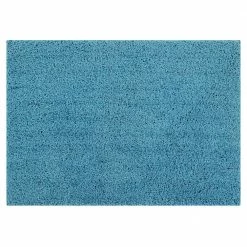 Micro Plush Collection Teal 5 Piece 100% Micro Polyester Tufted Bath Mat Rug Set by Better Trends -Better Trends Sales Store teal better trends bathroom rugs bath mats bamp5pcte 4f 1000