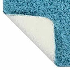 Micro Plush Collection Teal 5 Piece 100% Micro Polyester Tufted Bath Mat Rug Set by Better Trends -Better Trends Sales Store teal better trends bathroom rugs bath mats bamp5pcte 66 1000