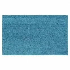 Micro Plush Collection Teal 5 Piece 100% Micro Polyester Tufted Bath Mat Rug Set by Better Trends -Better Trends Sales Store teal better trends bathroom rugs bath mats bamp5pcte c3 1000