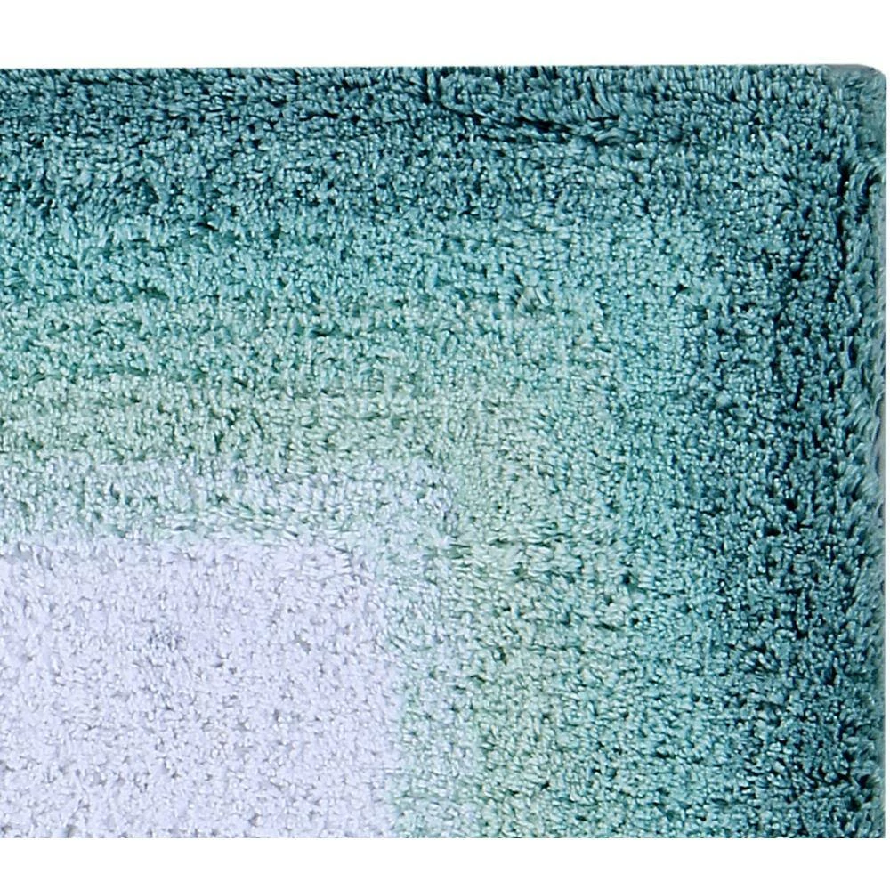 Torrent Collection Turquoise 20 in. x 20 in. Contour 100% Cotton Tufted Bath Rug by Better Trends 5 Torrent Collection Turquoise 20 in. x 20 in. Contour 100% Cotton Tufted Bath Rug by Better Trends - Image 3