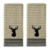 Aspen Lodge 2 Piece Hand Towel Set, wheat, cotton by SKL Home -Better Trends Sales Store wheat skl home bath towels w0296300835203 64 1000
