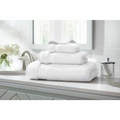 Egyptian Cotton Bath Sheet in White (Set of 4) by Home Decorators Collection -Better Trends Sales Store white home decorators collection bath towels at17763 white 40 1000