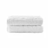 Turkish Cotton White Textured Bath Towel (Set of 2) by Home Decorators Collection