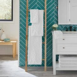 Turkish Cotton White Textured Bath Towel (Set of 2) by Home Decorators Collection -Better Trends Sales Store white home decorators collection bath towels textrd2pcswht a0 1000