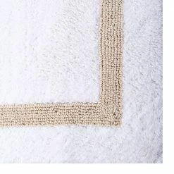 Hotel Collection 100% Cotton 5 Piece Bath Rug Set by Better Trends -Better Trends Sales Store white sand better trends bathroom rugs bath mats baho5pcwhsd 76 1000