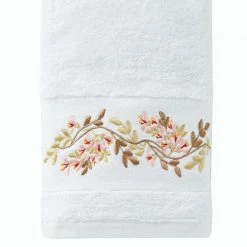 Misty White Floral Cotton Single Hand Towel by SKL Home 9 Misty White Floral Cotton Single Hand Towel by SKL Home -Better Trends Sales Store white skl home bath towels u1108010830203 4f 1000