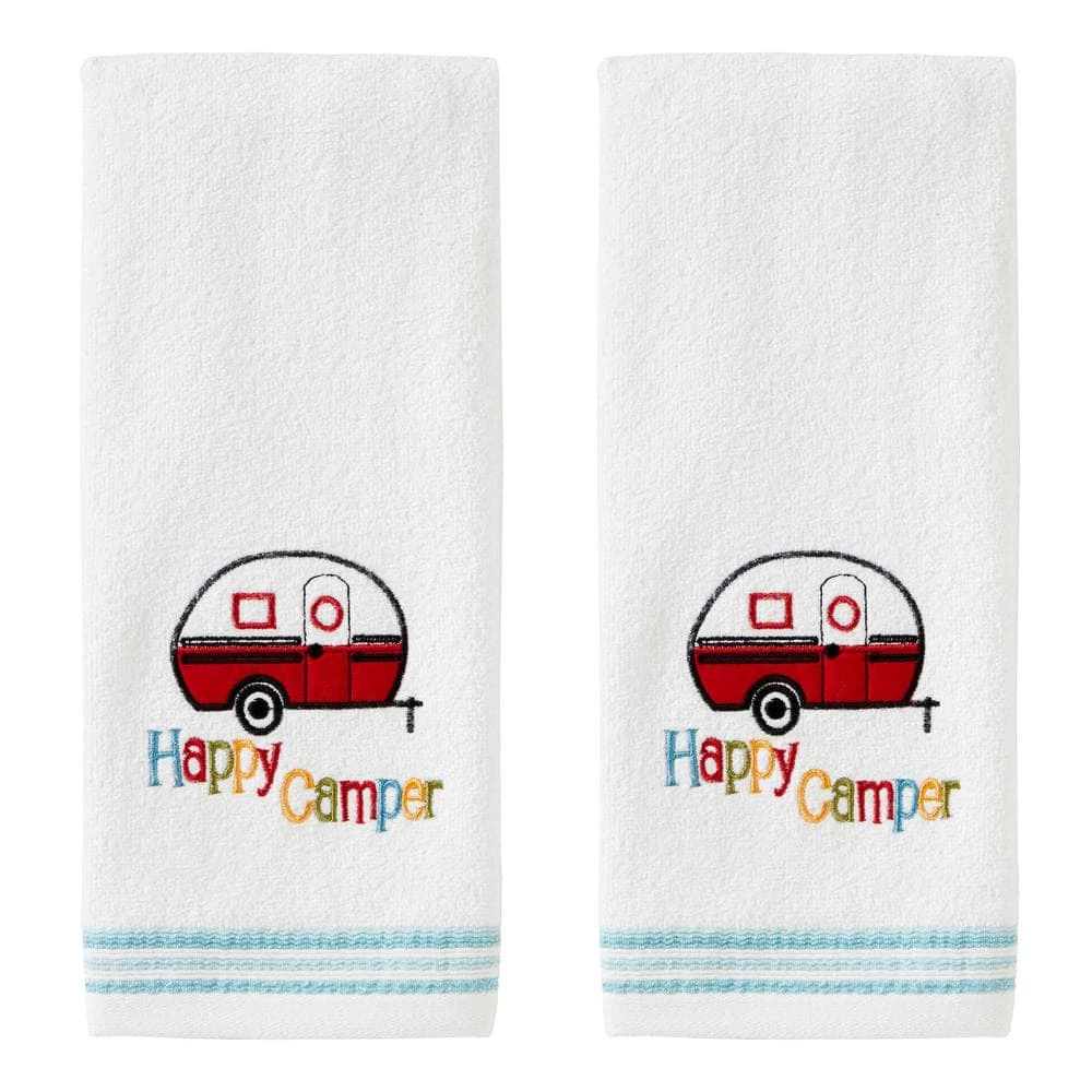 Retro Camper Hand Towel (2Pack),White by SKL Home 3 Retro Camper Hand Towel (2Pack),White by SKL Home