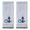 Sea Drift 2 Piece Hand Towel Set, white, cotton by SKL Home