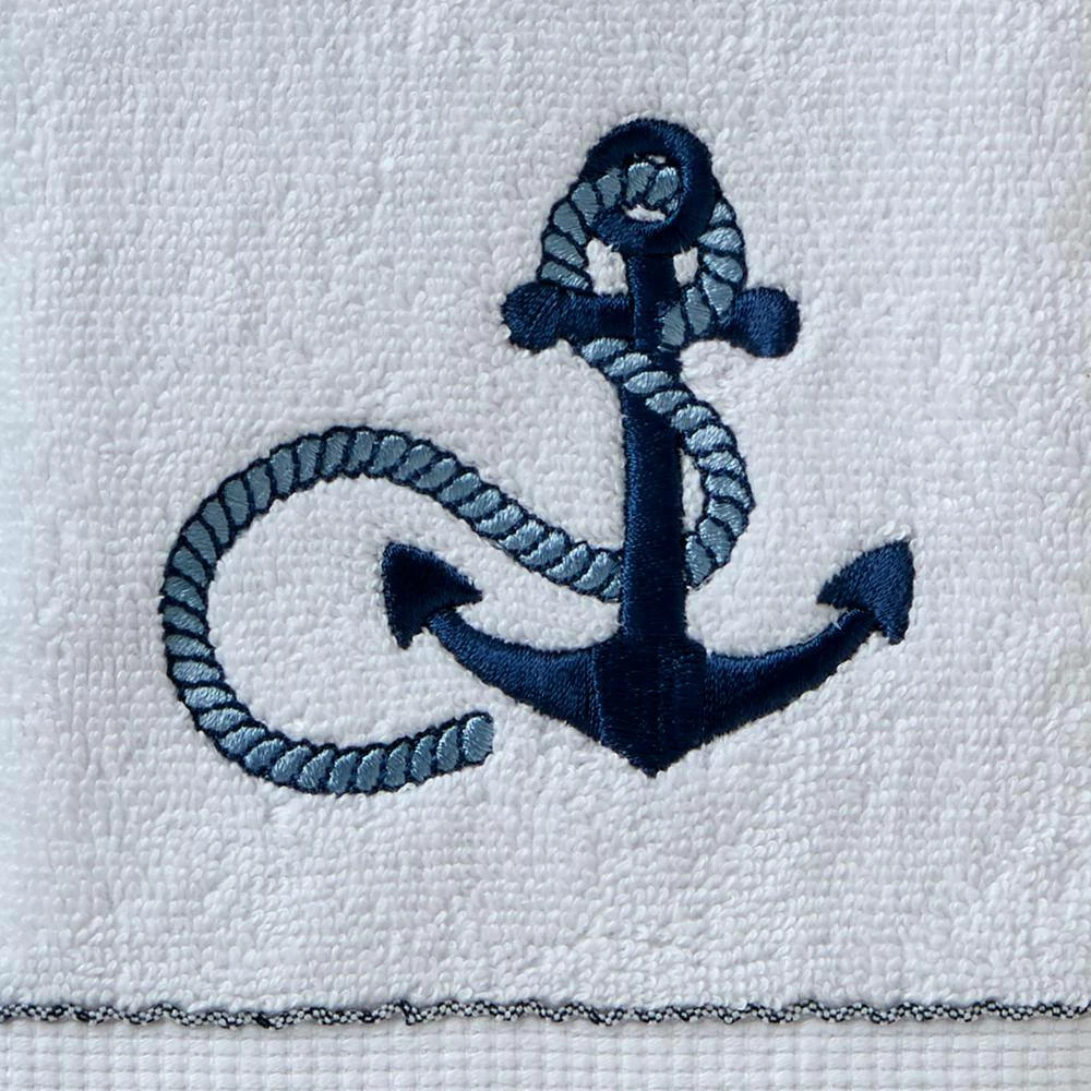 Sea Drift 2 Piece Hand Towel Set, white, cotton by SKL Home 4 Sea Drift 2 Piece Hand Towel Set, white, cotton by SKL Home - Image 2