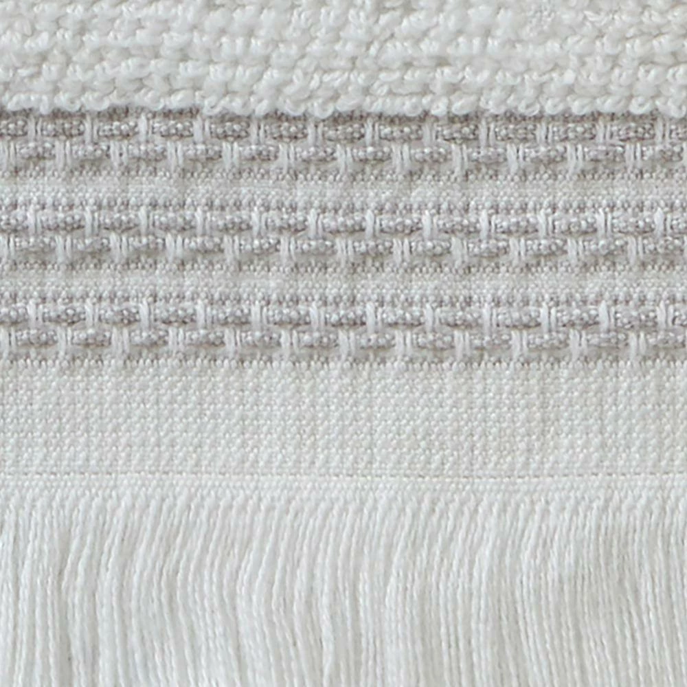 Casual Monogram Letter F Hand Towel 2 piece set, white, cotton by SKL Home 5 Casual Monogram Letter F Hand Towel 2 piece set, white, cotton by SKL Home - Image 3